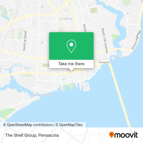 The Shell Group map