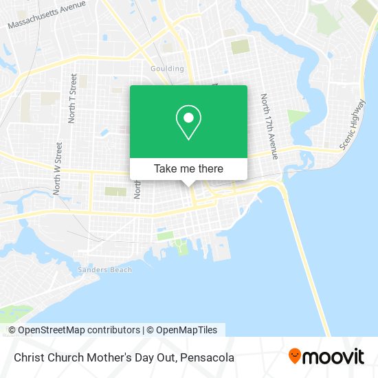 Christ Church Mother's Day Out map