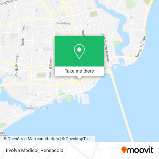 Mapa de Evolve Medical