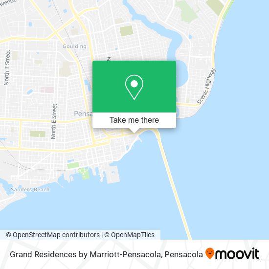 Grand Residences by Marriott-Pensacola map