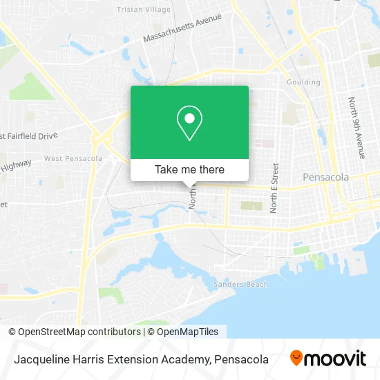 Mapa de Jacqueline Harris Extension Academy