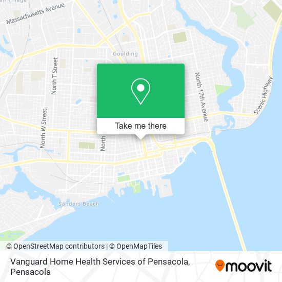 Vanguard Home Health Services of Pensacola map