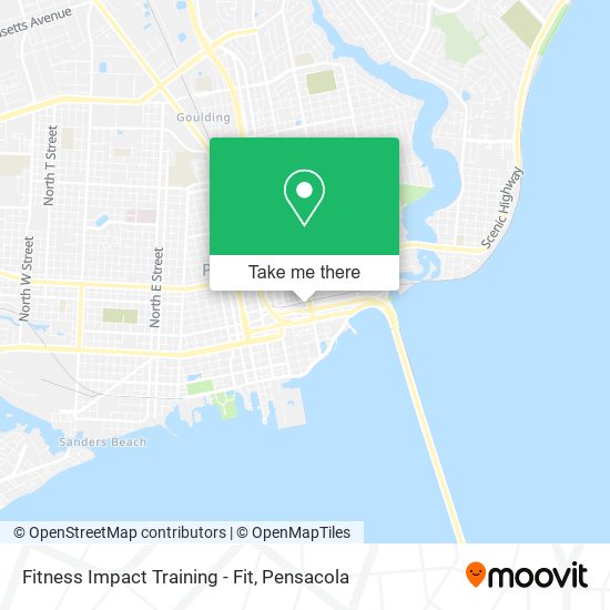 Mapa de Fitness Impact Training - Fit