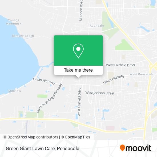 Green Giant Lawn Care map