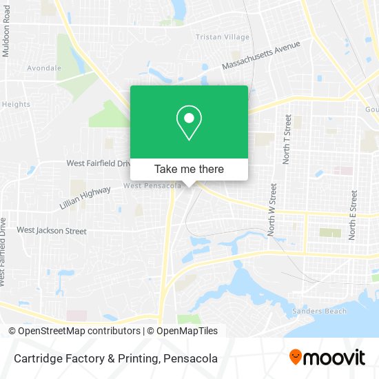 Cartridge Factory & Printing map