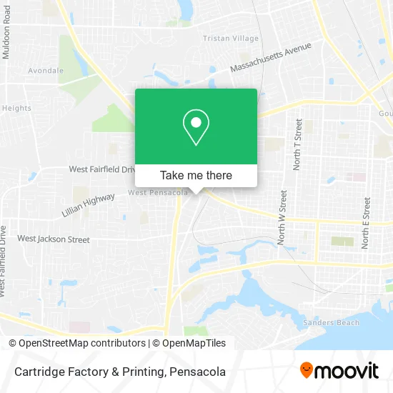 Mapa de Cartridge Factory & Printing