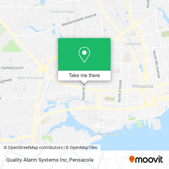 Mapa de Quality Alarm Systems Inc