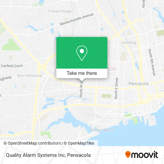 Mapa de Quality Alarm Systems Inc