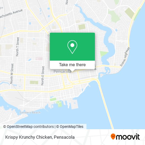 Krispy Krunchy Chicken map