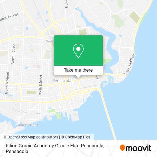 Mapa de Rilion Gracie Academy Gracie Elite Pensacola