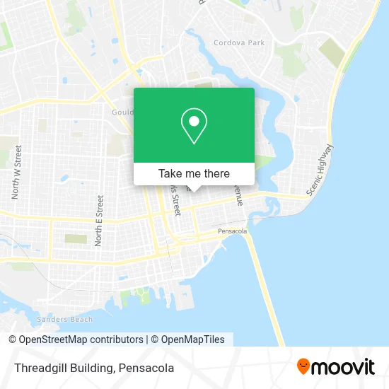 Threadgill Building map