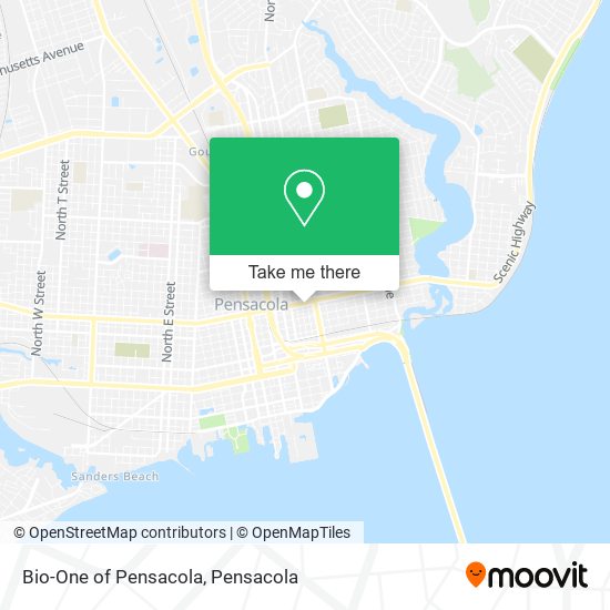 Bio-One of Pensacola map