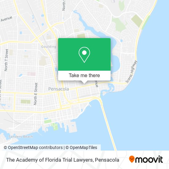 Mapa de The Academy of Florida Trial Lawyers