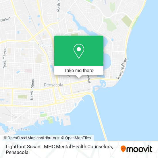 Mapa de Lightfoot Susan LMHC Mental Health Counselors