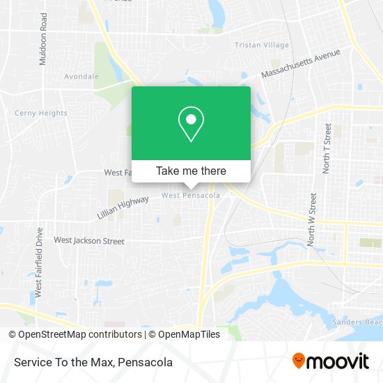 Service To the Max map