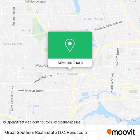 Great Southern Real Estate LLC map