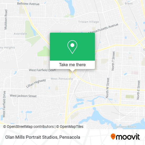 Mapa de Olan Mills Portrait Studios