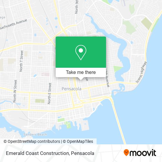 Emerald Coast Construction map