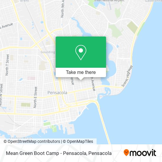 Mean Green Boot Camp - Pensacola map