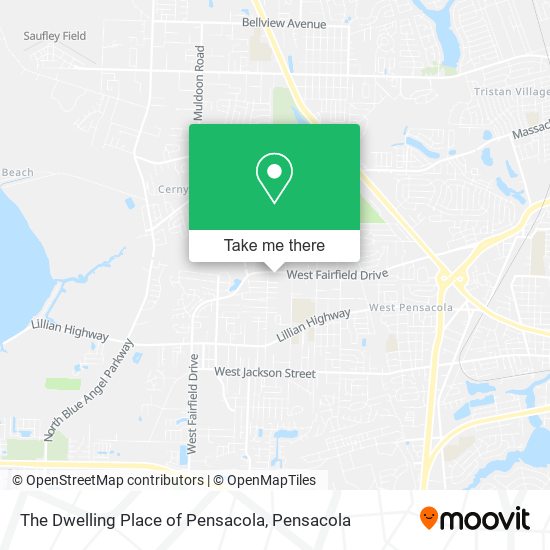 Mapa de The Dwelling Place of Pensacola