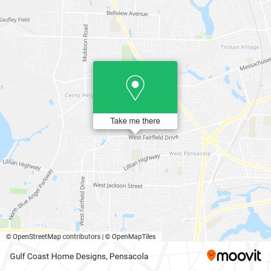 Gulf Coast Home Designs map