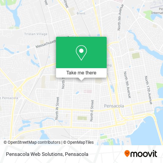 Pensacola Web Solutions map