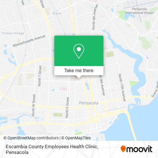 Escambia County Employees Health Clinic map