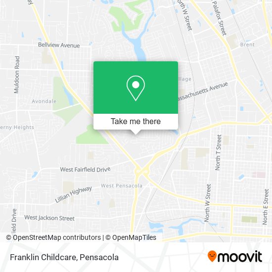 Franklin Childcare map