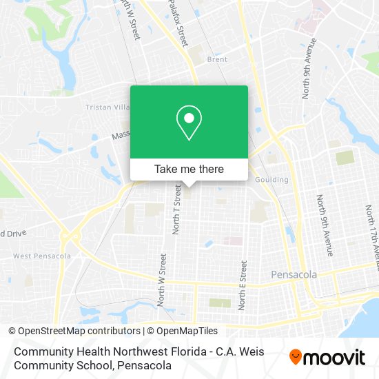 Community Health Northwest Florida - C.A. Weis Community School map
