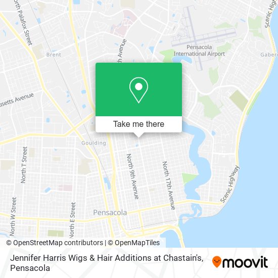 Mapa de Jennifer Harris Wigs & Hair Additions at Chastain's
