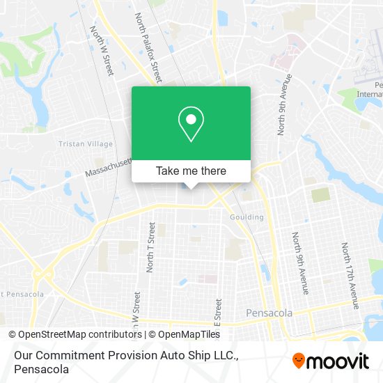 Mapa de Our Commitment Provision Auto Ship LLC.