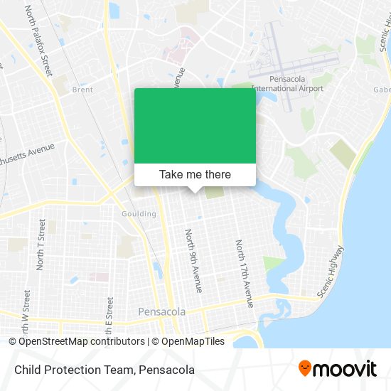 Child Protection Team map