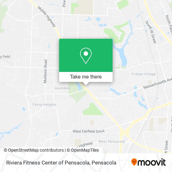 Riviera Fitness Center of Pensacola map