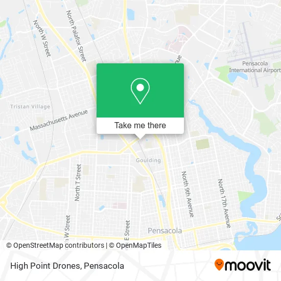 Mapa de High Point Drones