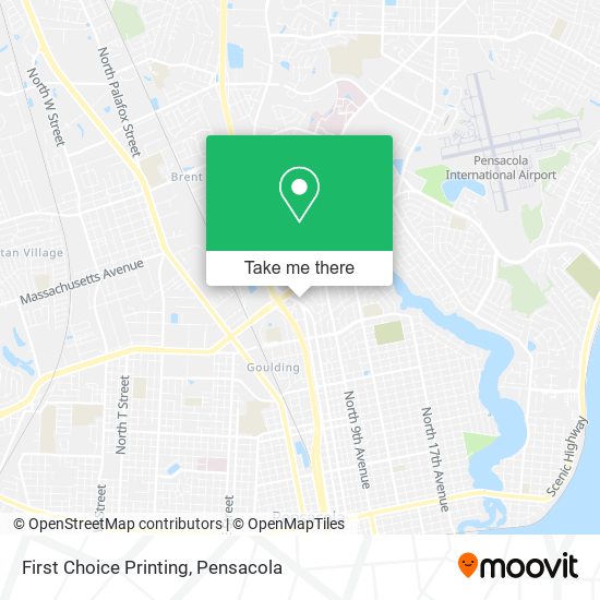 First Choice Printing map