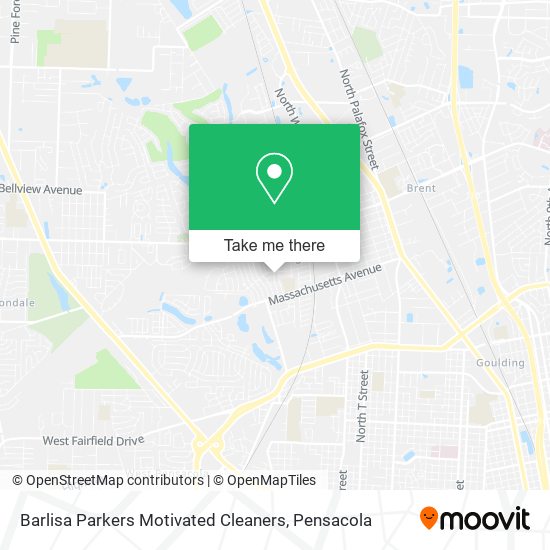 Barlisa Parkers Motivated Cleaners map