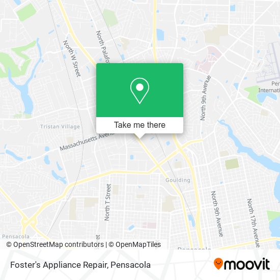 Foster's Appliance Repair map