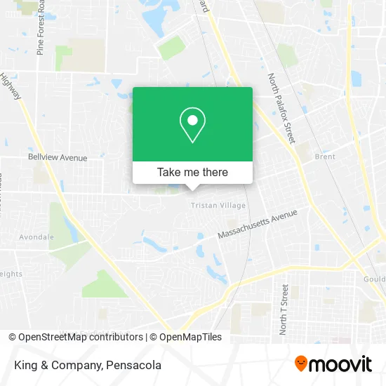 King & Company map
