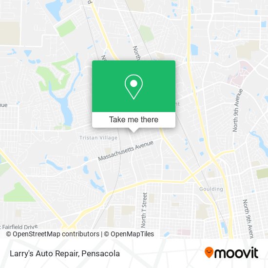 Larry's Auto Repair map