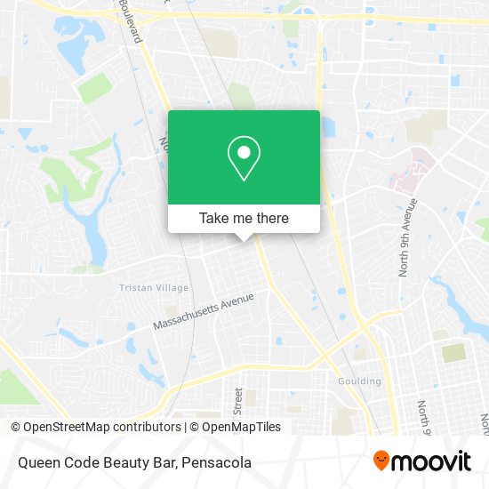 Mapa de Queen Code Beauty Bar