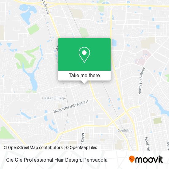 Cie Gie Professional Hair Design map
