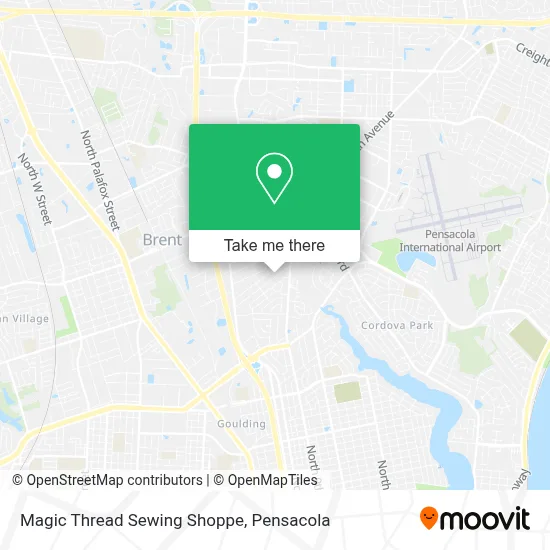 Magic Thread Sewing Shoppe map