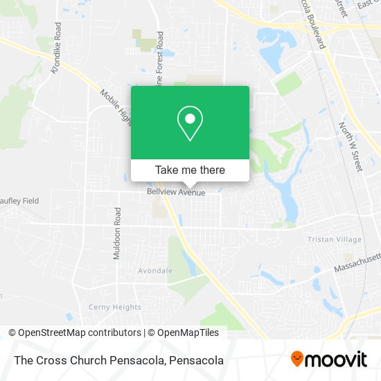 Mapa de The Cross Church Pensacola