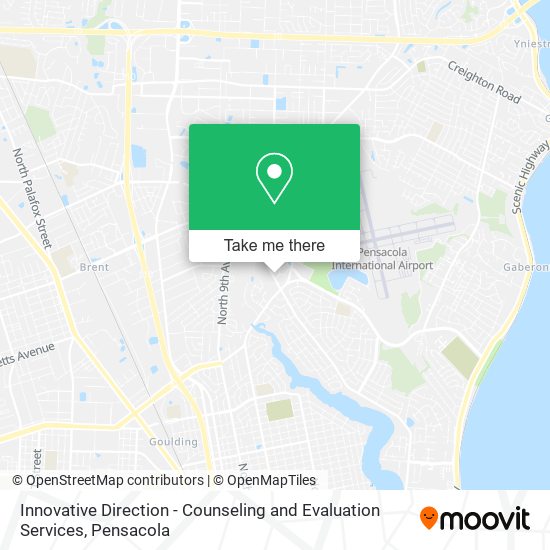 Innovative Direction - Counseling and Evaluation Services map
