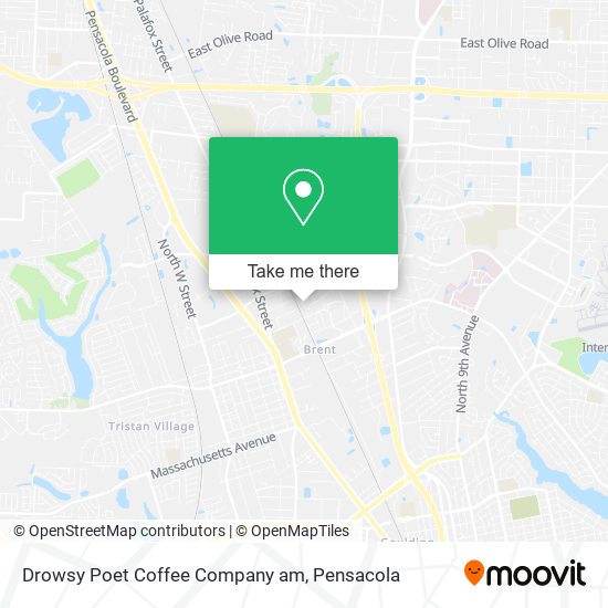 Drowsy Poet Coffee Company am map