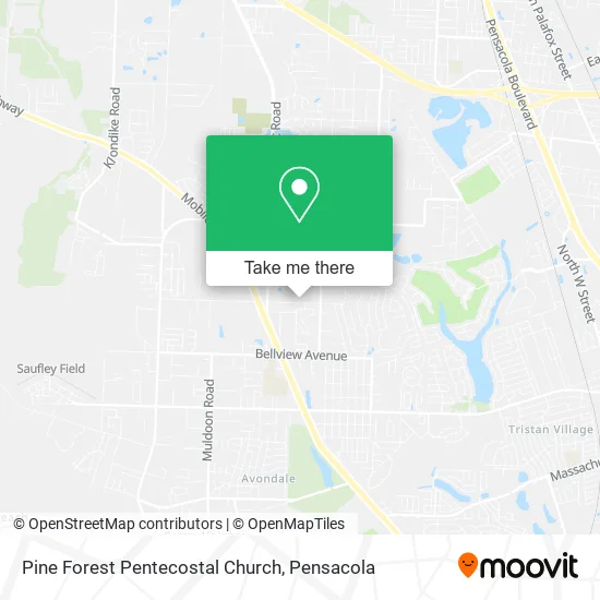 Pine Forest Pentecostal Church map