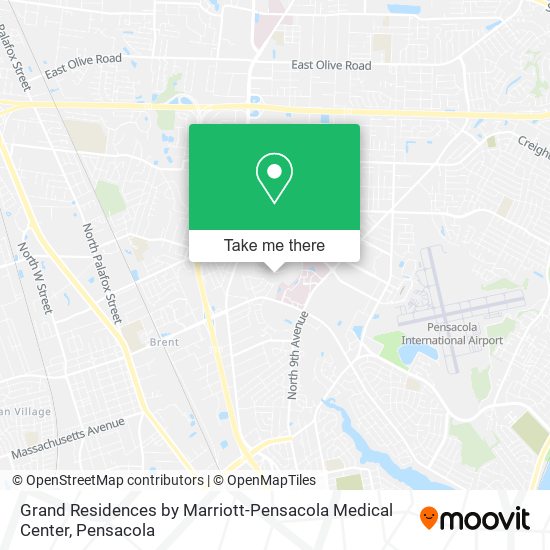 Grand Residences by Marriott-Pensacola Medical Center map