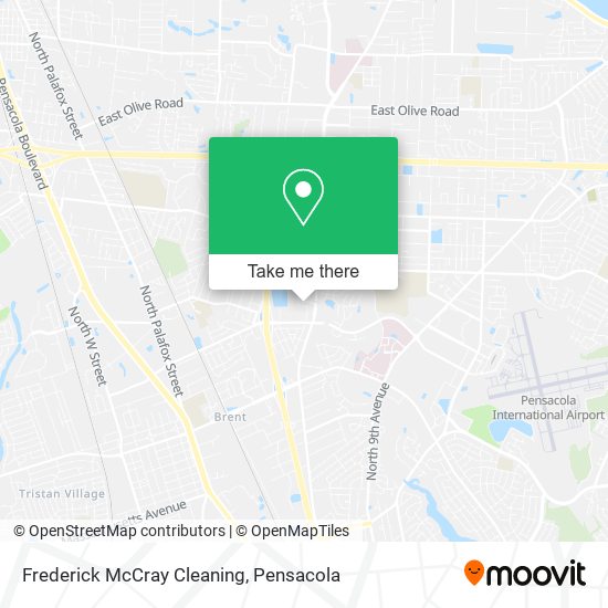Frederick McCray Cleaning map