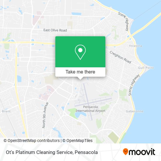 Mapa de Ot's Platinum Cleaning Service