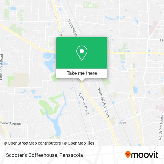 Scooter's Coffeehouse map